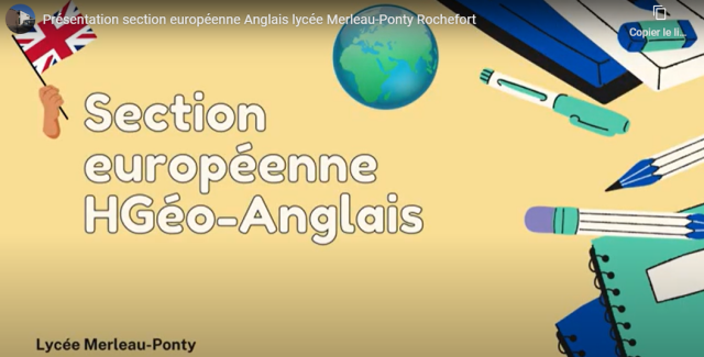 La section euro Anglais