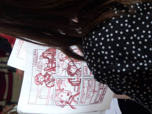 Une scnariste de BD  la rencontre des lves