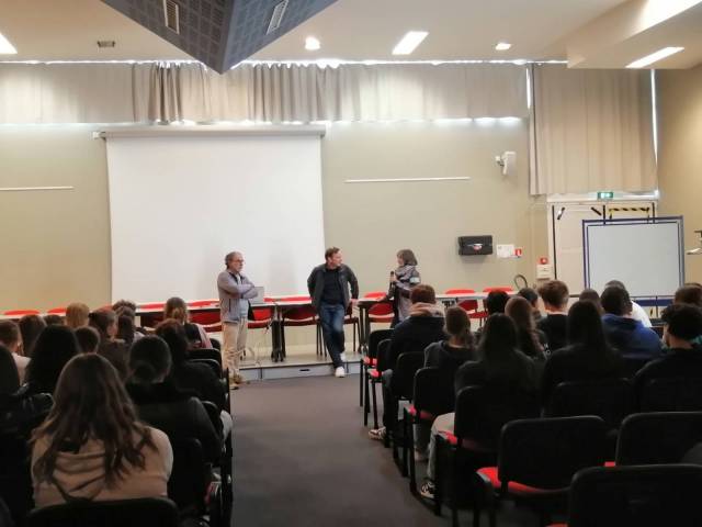 Projection de film d