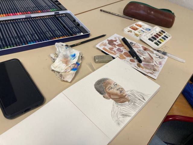 Atelier artistique avec le carnettiste Philippe Bichon