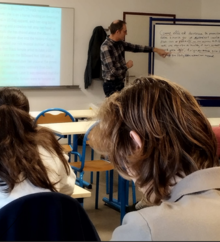 Olivier LEBLEU, un auteur- traducteur au lyc�e Merleau-Ponty !